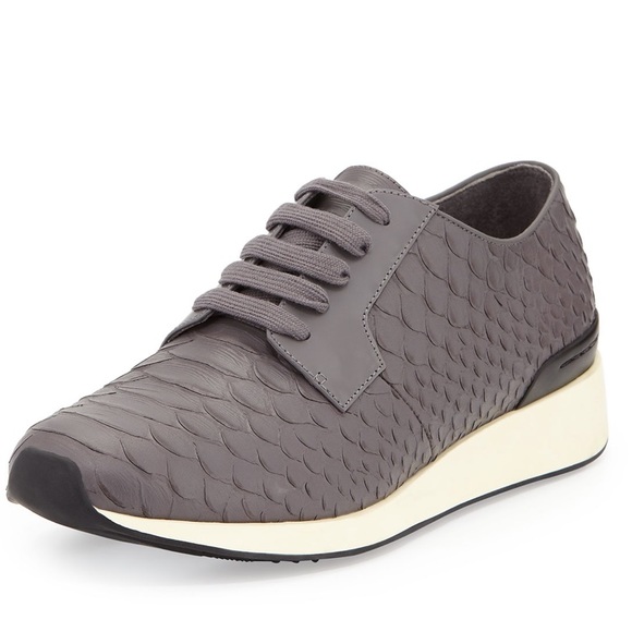 Vince Shoes - Vince Rayner Python-Print Trainer Sneaker 9